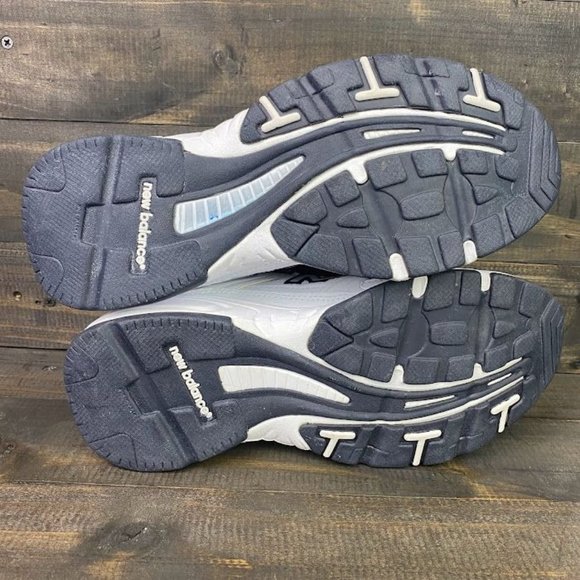 NEW BALANCE 407 Men's Size 8 2E White Navy MX407WN Low Casual Sneakers Shoes - Picture 7 of 9